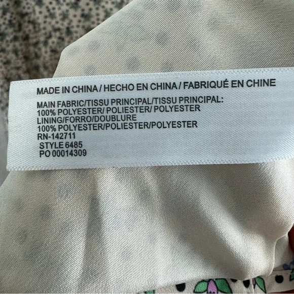 Eloquii Floral Print Ruffle Sleeve Dress Soze 26 - Picture 8 of 8